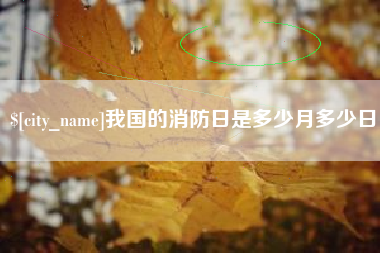 开封我国的消防日是多少月多少日