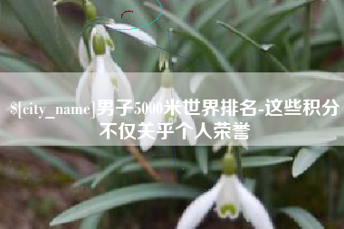 开封男子5000米世界排名-这些积分不仅关乎个人荣誉