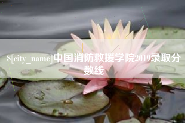 开封中国消防救援学院2019录取分数线