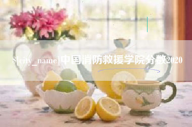 开封中国消防救援学院分数2020