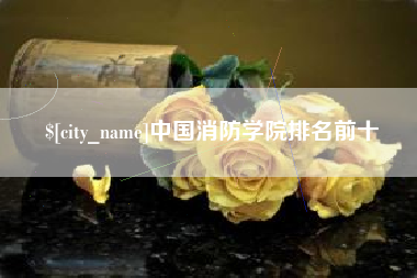 开封中国消防学院排名前十
