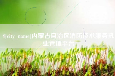 开封内蒙古自治区消防技术服务执业管理平台