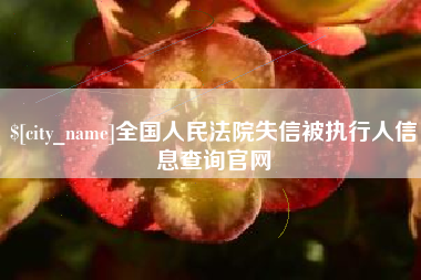 开封全国人民法院失信被执行人信息查询官网