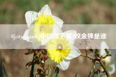 开封中国拿下第9枚金牌是谁