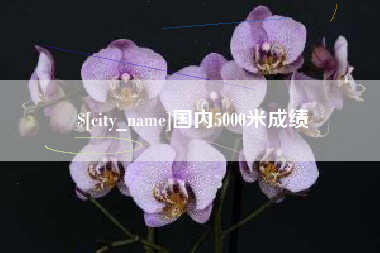 开封国内5000米成绩
