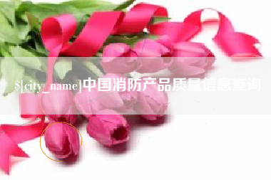 开封中国消防产品质量信息查询
