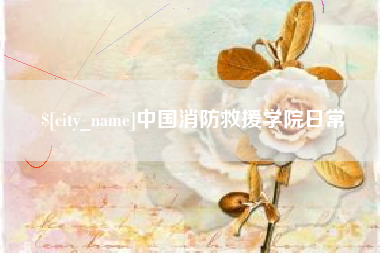 开封中国消防救援学院日常