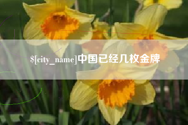 开封中国已经几枚金牌