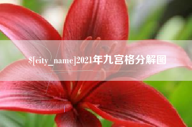 开封2021年九宫格分解图