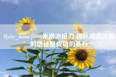 开封5000米滑冰接力-团队成员之间的信任是成功的基石