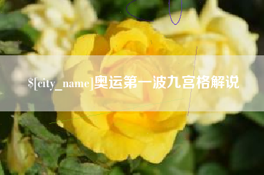 开封奥运第一波九宫格解说
