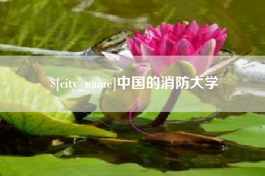 开封中国的消防大学