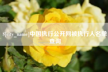 开封中国执行公开网被执行人名单查询
