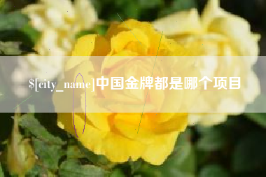 开封中国金牌都是哪个项目