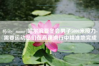 开封哈尔滨亚冬会男子5000米接力-需要运动员们在高速滑行中精准地完成