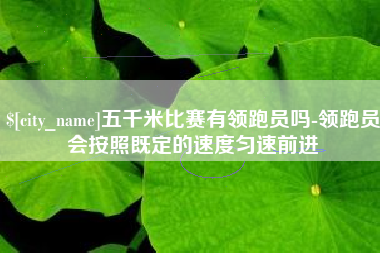 开封五千米比赛有领跑员吗-领跑员会按照既定的速度匀速前进