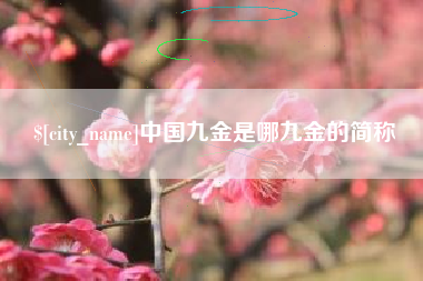 开封中国九金是哪九金的简称
