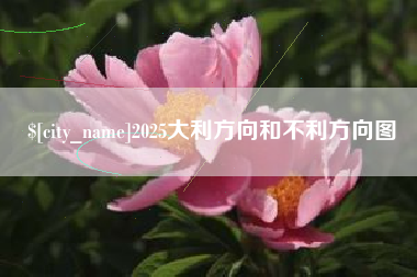 开封2025大利方向和不利方向图