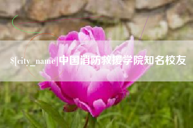 开封中国消防救援学院知名校友
