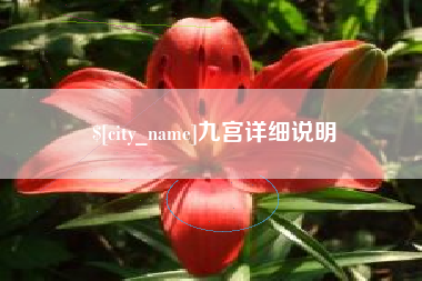 开封九宫详细说明