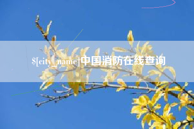 开封中国消防在线查询