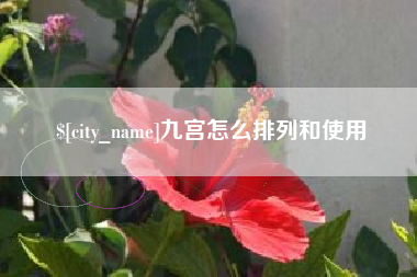 开封九宫怎么排列和使用