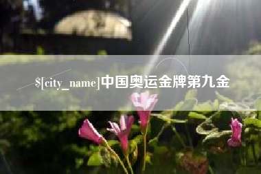 开封中国奥运金牌第九金