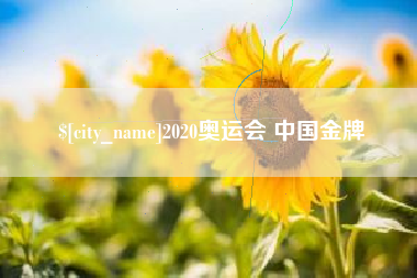 开封2020奥运会 中国金牌