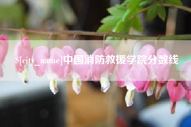 开封中国消防救援学院分数线